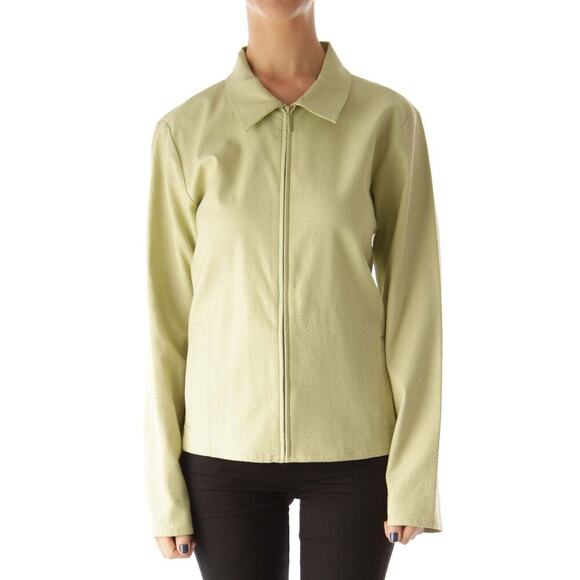 Eileen Fisher Blazer Petite Medium ‎ Women's Chic Green Elegant Jacket Beautiful - Picture 1 of 6